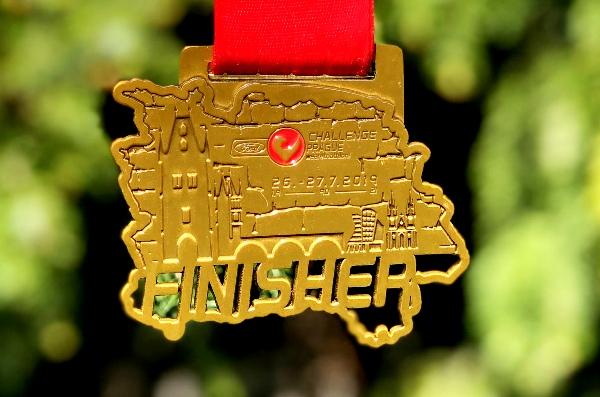 2019 FORD CHALLENGE PRAGUE Triathlon, Challenge Prague Triathlon Medal, www.swim.by, Challenge Prague Medal, CHALLENGE PRAGUE Triathlon, Swim.by