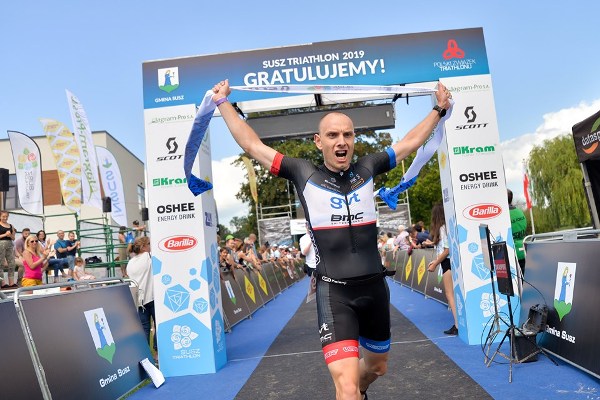 Susz Triathlon 2019 Aliaksandr Vasilevich Triathlete, Александр Василевич Триатлон, Half Ironman Triathlon, Susz Triathlon 2019, www.swim.by, Polish Triathlon, Triathlon Susz, Swim.by