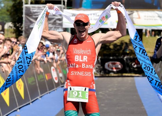 Aliaksandr Vasilevich wins at Susz Triathlon 2019, www.swim.by, Aliaksandr Vasilevich Triathlon Susz, Aliaksandr Vasilevich Triathlon, Swim.by