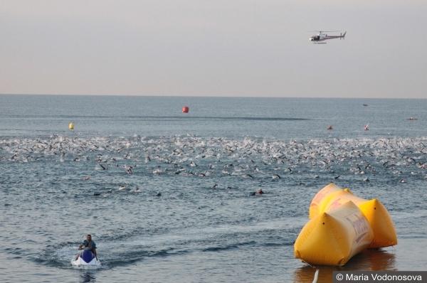 Плавание Ironman триатлон в Ницце Andrzej Waszkewicz