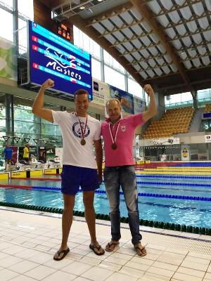 Andrzej Waszkewicz | Polish swimming masters championships, Szczecin-2015 Андрей Вашкевич, Сергей Петров, плавание