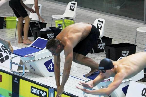 Andrzej Waszkewicz | Polish swimming masters championships, Szczecin-2015 Andrzej Waszkewicz, swimming start