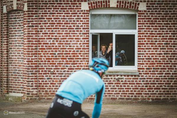 Команда Astana Cycling Team на гонке Париж–Рубэ