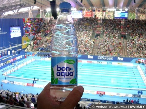 Andrzej Waszkewicz | World swimming championships, Kazan 2015 Bonaqua вода, Казань 2015