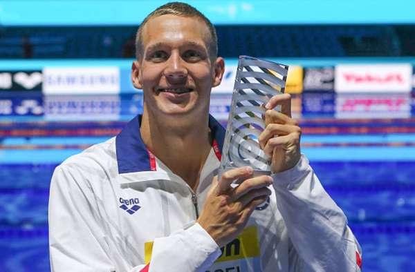 Caeleb Dressel | FINA Best Male Swimmer 2017 Caeleb Dressel, swimming, FINA Best Male Swimmer 2017, USA Swimming, Swim.by