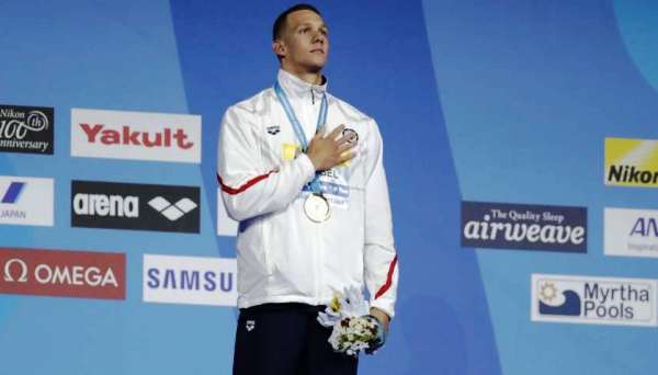 Caeleb Dressel | FINA Best Male Swimmer 2017 Caeleb Dressel, swimming, FINA Best Male Swimmer 2017, Budapest 2017, USA Swimming, Swim.by