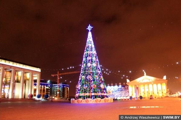 Andrzej Waszkewicz | New Year & Christmas in Belarus Ёлка в Минске Новый год, Minsk Christmas tree