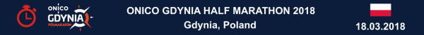 ONICO Gdynia Half Marathon 2018 – Results Gdynia Half Marathon 2018 Results, Gdynia Półmaraton 2018 Wyniki, Полумарафон Гдыня 2018 Результаты