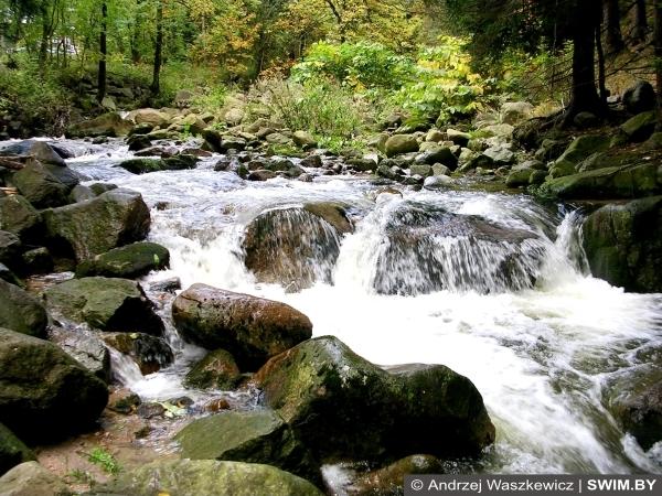 Горный водопад, Польша