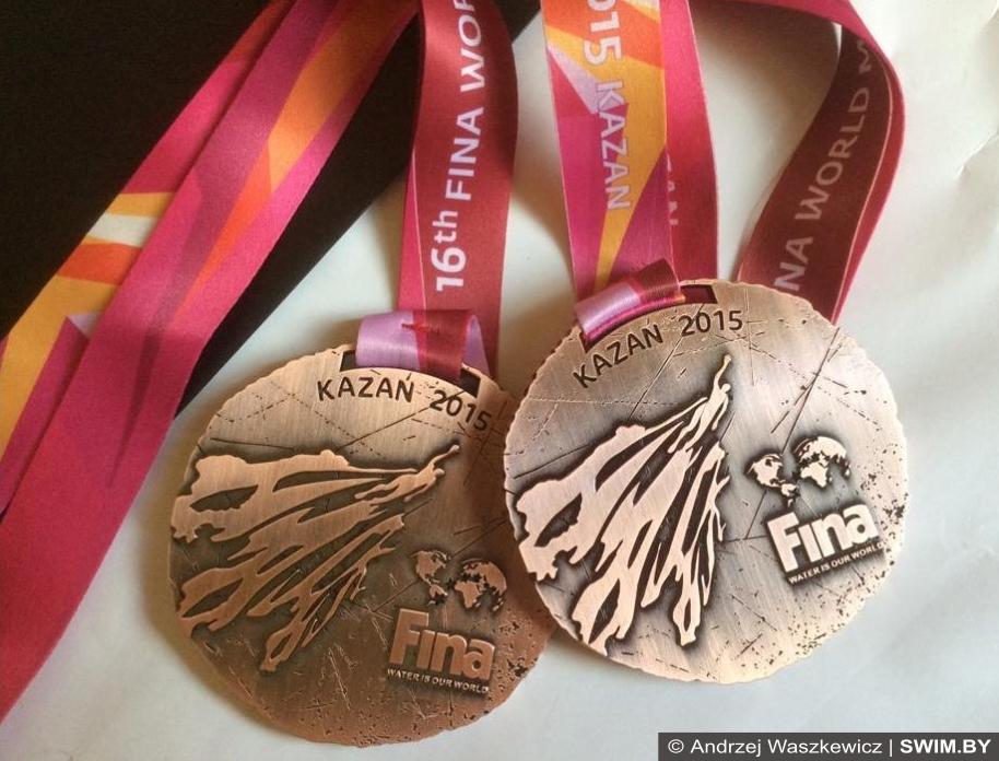 Andrzej Waszkewicz | World swimming championships in Kazan Kazan 2015, medals, sports museum