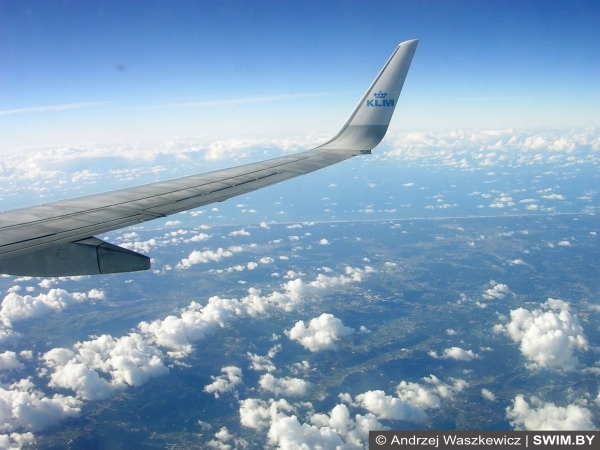 Andrzej Waszkewicz | KLM - Королевские Голландские Авиалинии KLM Авиалинии, Andrzej Waszkewicz - Андрей Вашкевич плавание блог Swim.by