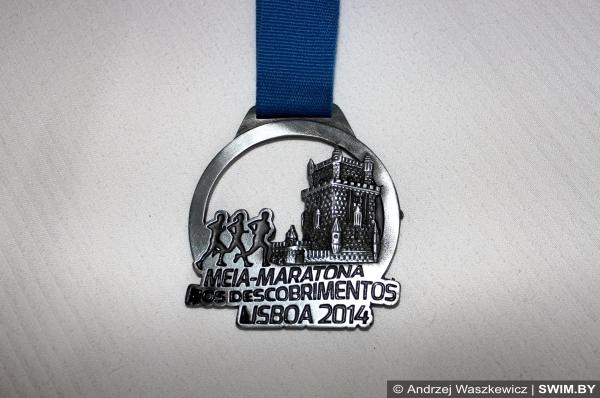 Andrzej Waszkewicz | Discoveries Half Marathon Lisbon Лиссабонский полумарафон медаль