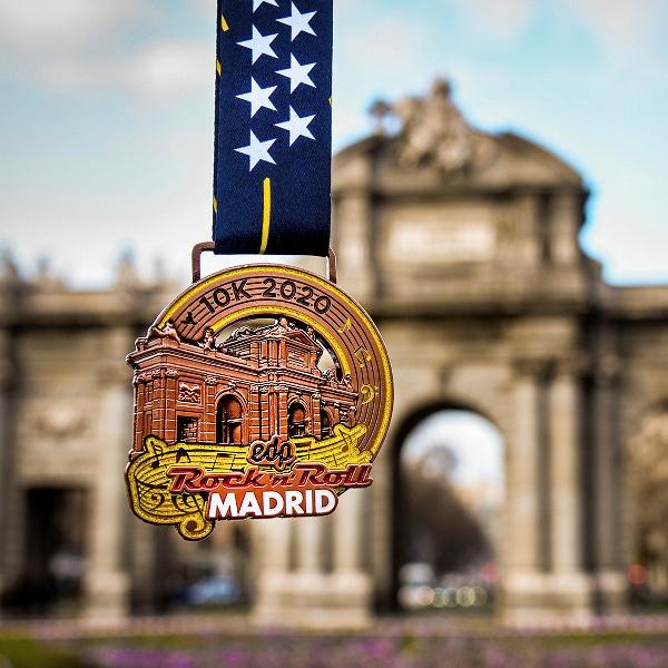 Madrid Marathon Medal 2020, Rock Roll n ’Roll Madrid Marathon 2020, www.swim.by, Madrid Half Marathon Medal 2020, Madrid Marathon Medals, Swim.by
