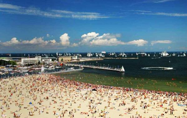Herbalife IRONMAN 70.3 Gdynia Главный городской пляж Гдыни, пляжи Гдыня