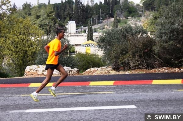 Andrzej Waszkewicz | Jerusalem Marathon Марафон в Иерусалиме, бег, кроссовки