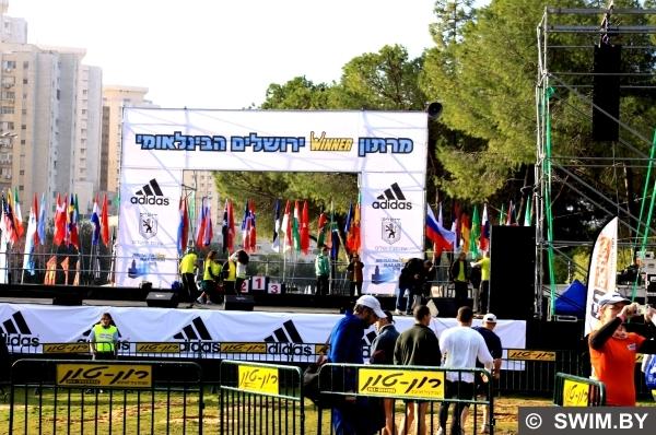 Andrzej Waszkewicz | Jerusalem Marathon Марафон в Иерусалиме, старт, финиш