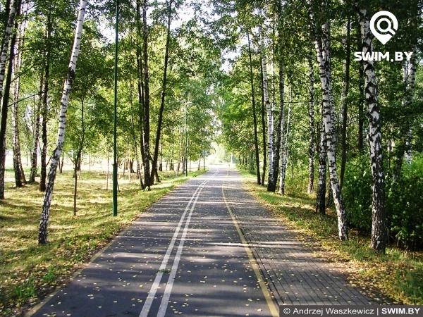 Minsk bicycle path, Belarus Minsk bicycle path, Belarus, Минская велодорожка