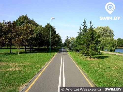 Главная велодорожка Минска, Беларусь Minsk bicycle path, велодорожка Минска