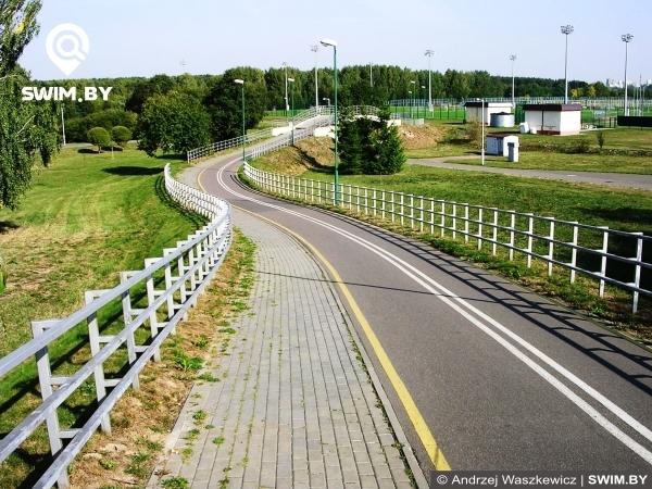 Minsk bicycle path, Belarus Minsk bike path route, Минская велосипедная дорожка, маршрут