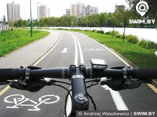 Minsk bicycle path, Belarus Minsk bike path, минская велодорожка