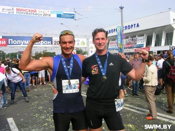 Andrzej Waszkewicz | Minsk Half Marathon 2016 Minsk Half Marathon 2016, Анджей Вашкевич, Минский полумарафон 2016, Алексей Нечай, Swim.by