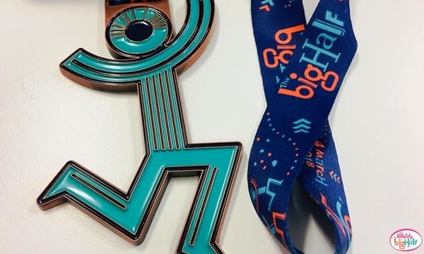 Medal of The Vitality Big Half 2018 Mo Farah, The Big Half, Finisher Medal, Big Half London, London Marathon 2018, London Half Marathon, Swim.by
