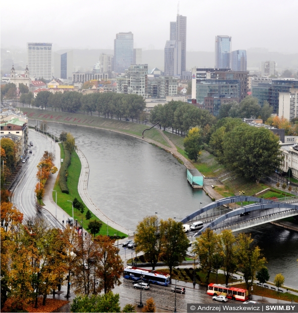 Andrzej Waszkewicz | Vilnius from high Река Нярис, Вильнюс, достопримечательности