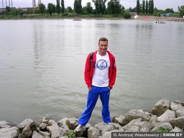 Andrzej Waszkewicz | Budapest triathlon Плавание в заливе, река Дунай