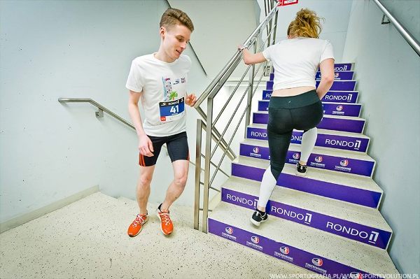 Rondo 1 Run Up 2018 Rondo 1 Run Up 2018, Poland Running, Bieg Na Szczyt Rondo 1, www.swim.by, Bieg Na Szczyt, stair climbing, Swim.by