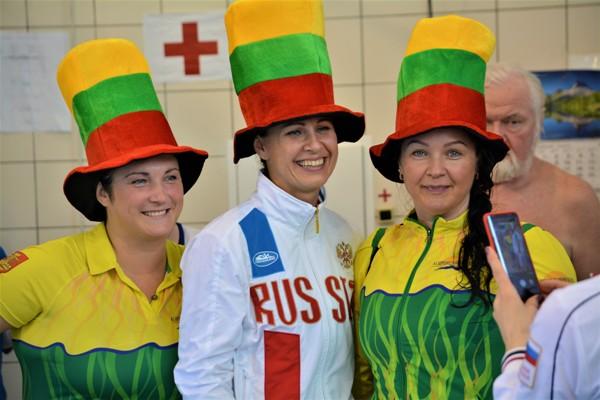 Russian Masters Swimmers, Vladimir Predkin, Larisa Nagovitsyna, Swimming Masters, European Masters Swimming, www.swim.by, Masters Swimming, Riga Amber Cup 2019, Swim.by