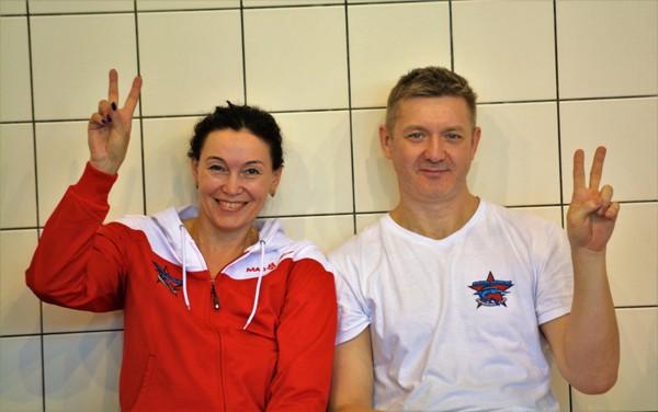 Russian Masters Swimmers, Vladimir Predkin, Larisa Nagovitsyna, Swimming Masters, European Masters Swimming, www.swim.by, Masters Swimming, Riga Amber Cup 2019, Swim.by