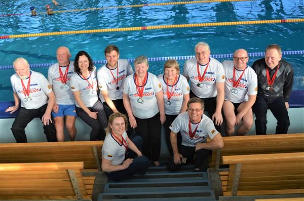 Russian Masters Swimmers, Vladimir Predkin, Larisa Nagovitsyna, Swimming Masters, European Masters Swimming, www.swim.by, Masters Swimming, Riga Amber Cup 2019, Swim.by
