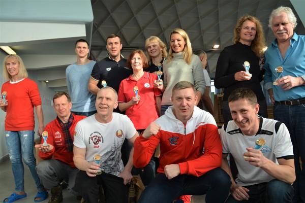 Russian Masters Swimmers, Vladimir Predkin, Larisa Nagovitsyna, Swimming Masters, www.swim.by, Masters Swimming, Riga Amber Cup 2019, Swim.by