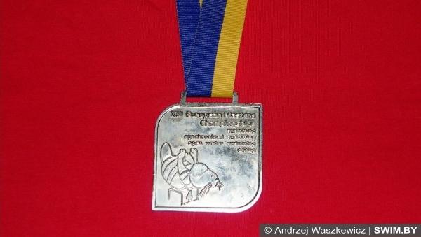Andrzej Waszkewicz | Дизайн медалей Чемпионата Европы по водным видам спорта 2016 Серебряная медаль, European masters swimming championships 2011, Чемпионат Европы по плаванию мастерс 2011, Ялта-2011
