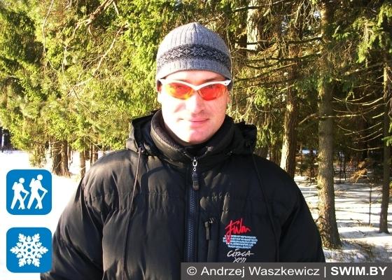 Snow Trekking 1-го января Треккинг, бег зимой, велосипед, Анджей Вашкевич, Swim.by