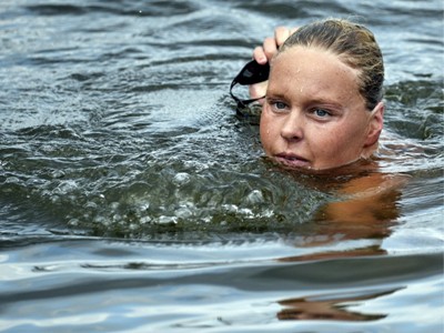 Swim.by | Sharon van Rouwendaal Плавание водный марафон в Рио-2016, Open water swimming marathon, Swim.by