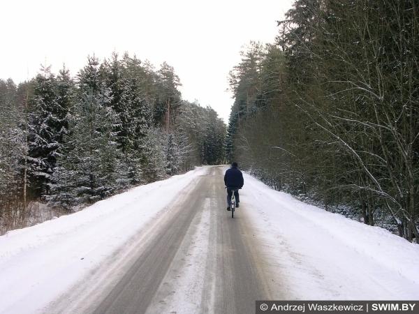 Andrzej Waszkewicz | Snow Trekking Велосипедист, зима, треккинг