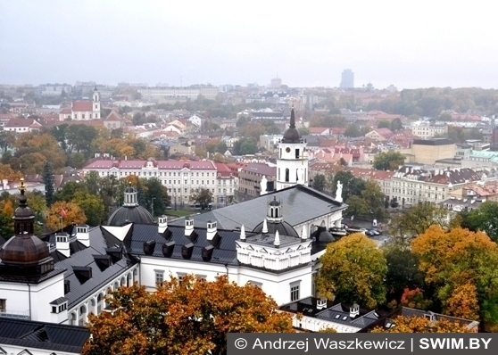 Vilnius from high. Вильнюс с высоты. Vilnius Andrzej Waszkewicz
