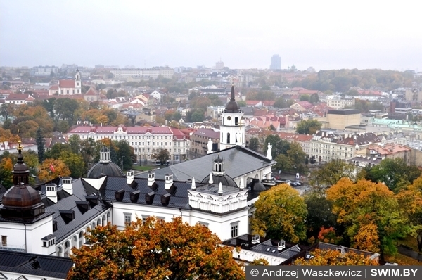 Andrzej Waszkewicz | Vilnius from high Lithuania tourism, поездки в Литву