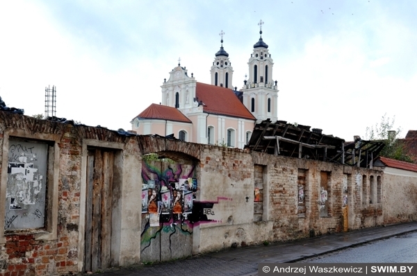 Andrzej Waszkewicz | Wilno. Ulicy w październiku Andrzej Waszkewicz Wilno Vilnius street
