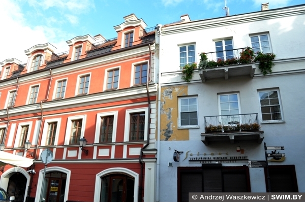 Andrzej Waszkewicz | Wilno. Ulicy w październiku Vilnius Old City Town